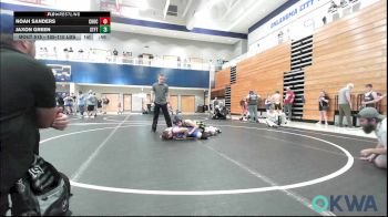 105-110 lbs 3rd Place - Noah Sanders, Choctaw Ironman vs Jaxon Green, Standfast