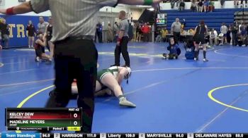 140 lbs Semifinal - Kelcey Dew, DELAWARE HAYES vs Madeline Meyers, START