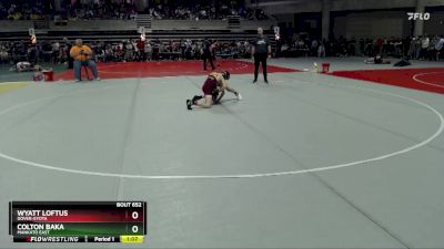 90 lbs Cons. Round 2 - Wyatt Loftus, Dover-Eyota vs Colton Baka, Mankato East