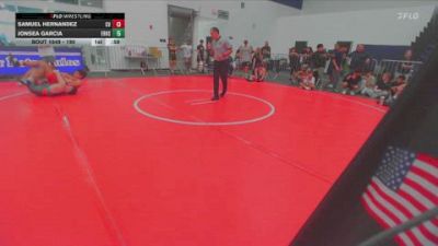 190 lbs 1st Place Match - Samuel Hernandez, Canyon View vs Jonsea Garcia, Eleanor Roosevelt High School
