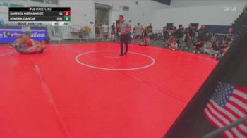190 lbs 1st Place Match - Samuel Hernandez, Canyon View vs Jonsea Garcia, Eleanor Roosevelt High School