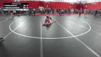 138 lbs Cons. Round 2 - Parker Bangart, Ringers Wrestling Club vs Preston Schneider, Team Nazar Training Center