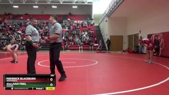 215 lbs Quarterfinal - Sullivan Friel, Hoover vs Maverick Blackburn, Wadsworth