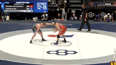 92 kg 1st Place Match - Michael Macchiavello, LVWRTC/ Titan Mercury Wrestling Club vs Dustin Plott, Cowboy RTC/ Titan Mercury Wrestling Club