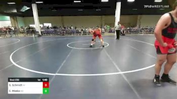 182 lbs Consi Of 32 #1 - Samuel Schmidt, OK vs Camden Meeks, MO