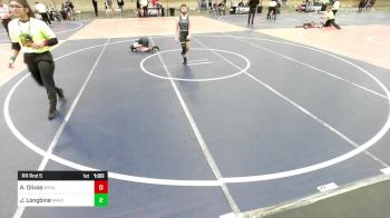 89 lbs Rr Rnd 5 - Aidan Olivas, Wesley WC vs James Longbine, Maverick Elite Wrestling