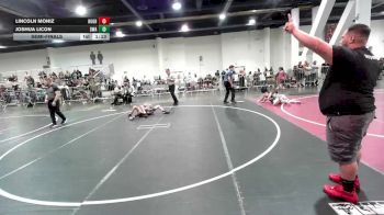89 lbs Semifinal - Lincoln Moniz, Hughson WC vs Joshua Licon, Dwa
