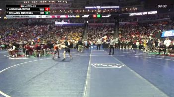 2A-120 lbs Champ. Round 1 - Kolton Grotegut, Waukon vs Benjamin Anderson, Independence