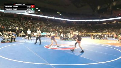 120 Class 1 lbs Quarterfinal - Tucker Tune, Fatima vs Brodie Zeller, Stover