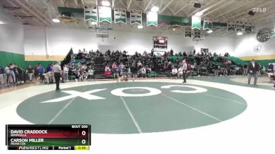 126 lbs Cons. Semi - David Craddock, Kempsville vs Carson Miller, Frank Cox