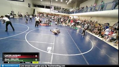 150 lbs Champ. Round 1 - Carter Vazquez, Stallions Wrestling vs Isaac Orillion, New Orleans Wrestling Club