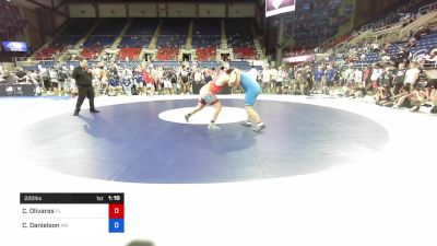 220 lbs Cons 32 #1 - Connor Olivares, Florida vs Clayton Danielson, Minnesota