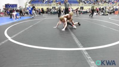 80 lbs Consi Of 4 - Briar Ware, Cleveland Takedown vs Vincent Gustason, Team Tulsa Wrestling Club