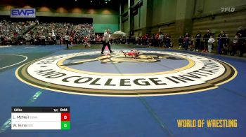 52 lbs Round Of 32 - Liam McNeil, Silver State Wrestling Academy vs Wyatt Sims, GGB Ohio