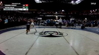 Girls 185 lbs Cons. Semi - Rihanna Casaus, Atrisco Heritage vs Aliyah Salas, Centennial