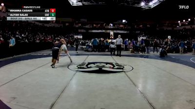 Girls 185 lbs Cons. Semi - Rihanna Casaus, Atrisco Heritage vs Aliyah Salas, Centennial