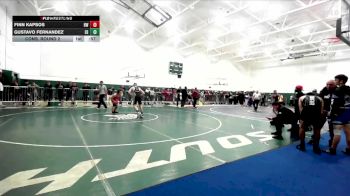 138 lbs Cons. Round 2 - Gustavo Fernandez, El Dorado (Placentia) vs Finn Kapsos, Harvard Westlake
