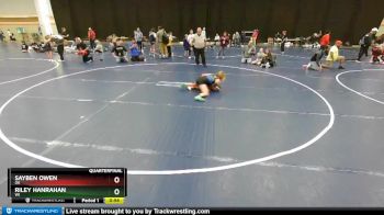 119 lbs Quarterfinal - Sayben Owen, OK vs Riley Hanrahan, WI