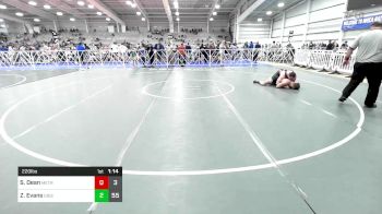 220 lbs Rr Rnd 3 - Sam Dean, MetroWest United Red vs Zach Evans, Diesel