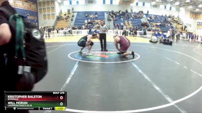 285 lbs Cons. Round 2 - Kristopher Ralston, Riverdale vs Will Moran, Lakewood Ranch Sr Hs