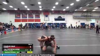 149 lbs Champ. Round 1 - Callum McAllister, Cornell College vs Charles Graf, Chicago