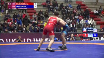 67 kg - Jadon Skellenger, USA vs Luciano Fiabane, CHI