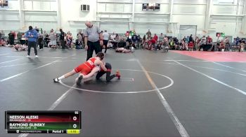 92 lbs Round 1 (6 Team) - Neeson Aleski, Roughhouse vs Raymond Glinsky, Revolution Elite