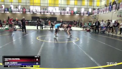 175 lbs Quarterfinal - Tayten Rummel, Iowa vs Gabe Rubino, Ubasa Wrestling Academy