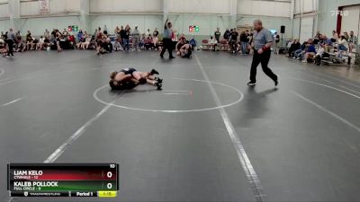 80 lbs Round 4 (8 Team) - Liam Kelo, CTWHALE vs Kaleb Pollock, Full Circle