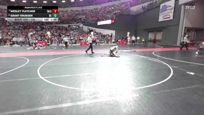 135 lbs Champ. Round 2 - Wesley Fletcher, Team Nazar Training Center vs Grant Krueger, Royall/Wonewoc Center