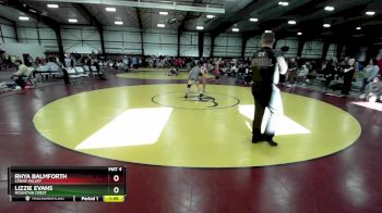 140 lbs Quarterfinal - Lizzie Evans, Mountain Crest vs Rhya Balmforth, Cedar Valley