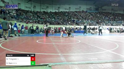 118 lbs Round Of 128 - Beckham Tibbles-Ingram, Tulsa Union vs Samuel Sam, Broken Bow