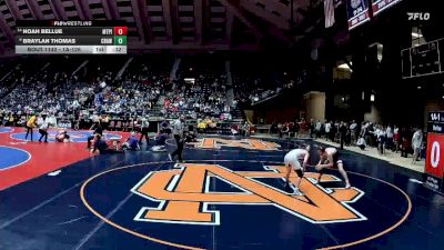 1A-126 lbs Cons. Round 1 - Noah Bellue, Mt. Pisgah Christian School vs Braylan Thomas, Crawford County