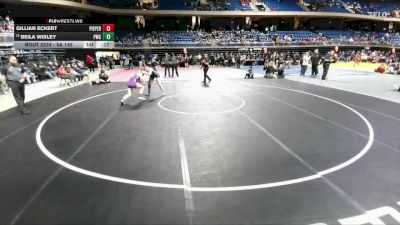 5A 145 lbs Cons. Round 2 - Beila Wisley, Prosper Walnut Grove vs Gillian Eckert, Comal Pieper