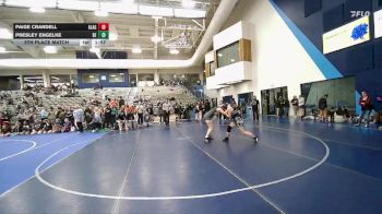 145 lbs 5th Place Match - Paige Crandell, American Leadership Academy - Gilbert North vs Presley Engelke, Box Elder