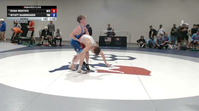 51 kg Semis - Evan Restivo, M2 Training Center vs Wyatt Dannegger, Team Missouri Select