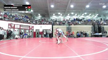 150 lbs Champ. Round 2 - Joshua Latiolais, Charlestown Pirates vs Waylon Grabert, Evansville Mater Dei