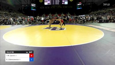 157 lbs Rnd Of 128 - Mario Carini, CA vs Syler Zdanczewicz, WI