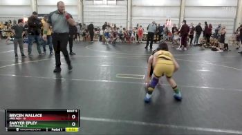 75 lbs Round 2 (6 Team) - Sawyer Epley, Mi Pitbulls vs Brycen Wallace, Ares Red