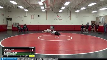132 lbs Round 1 - Jack Kleese, Washington vs Dane Mangler, Dubuque Hempstead