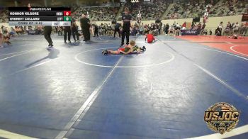 43 lbs Consi Of 16 #2 - Konnor Kilgore, Henryetta Knights Wrestling Club vs Everett Collard, Standfast
