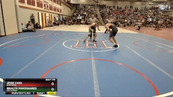 132 lbs Champ. Round 2 - Jesse Caso, Blue Ridge vs Brailyn Manzanares, Los Alamos