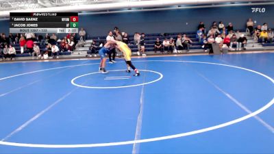 133 lbs 1st Place Match - Jacob Jones, Air Force vs David Saenz, Wyoming