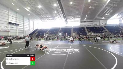 157 lbs Consolation - Brody McClure, East Valley WC vs Ethan Zabala, No Team