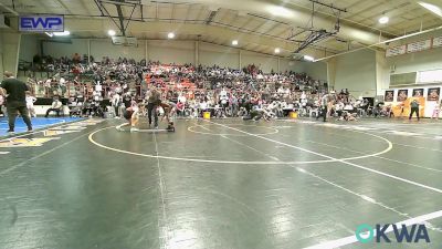 92 lbs Consolation - Ej Turner Jr, HURRICANE WRESTLING ACADEMY vs Price Cunningham, Barnsdall Youth Wrestling