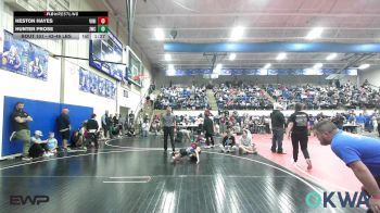 43-46 lbs Quarterfinal - Heston Hayes, Vinita Kids Wrestling vs Hunter Prose, Jay Wrestling Club