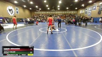 113 lbs Quarterfinal - Dayle Cailles, Valencia vs Ezekiel Hernandez, Oakdale