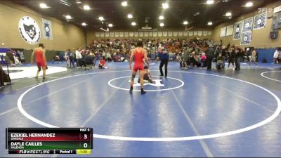 113 lbs Quarterfinal - Dayle Cailles, Valencia vs Ezekiel Hernandez, Oakdale