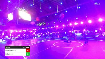 116 lbs Consi Of 8 #2 - Ulysses Montes, Bear Cave WC vs Cylar Bail, Middleton Wrestling Club