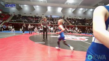 52 lbs Quarterfinal - Mason McCuistion, Pryor Tigers vs Kaysen Peters, Dark Cloud Wrestling Club